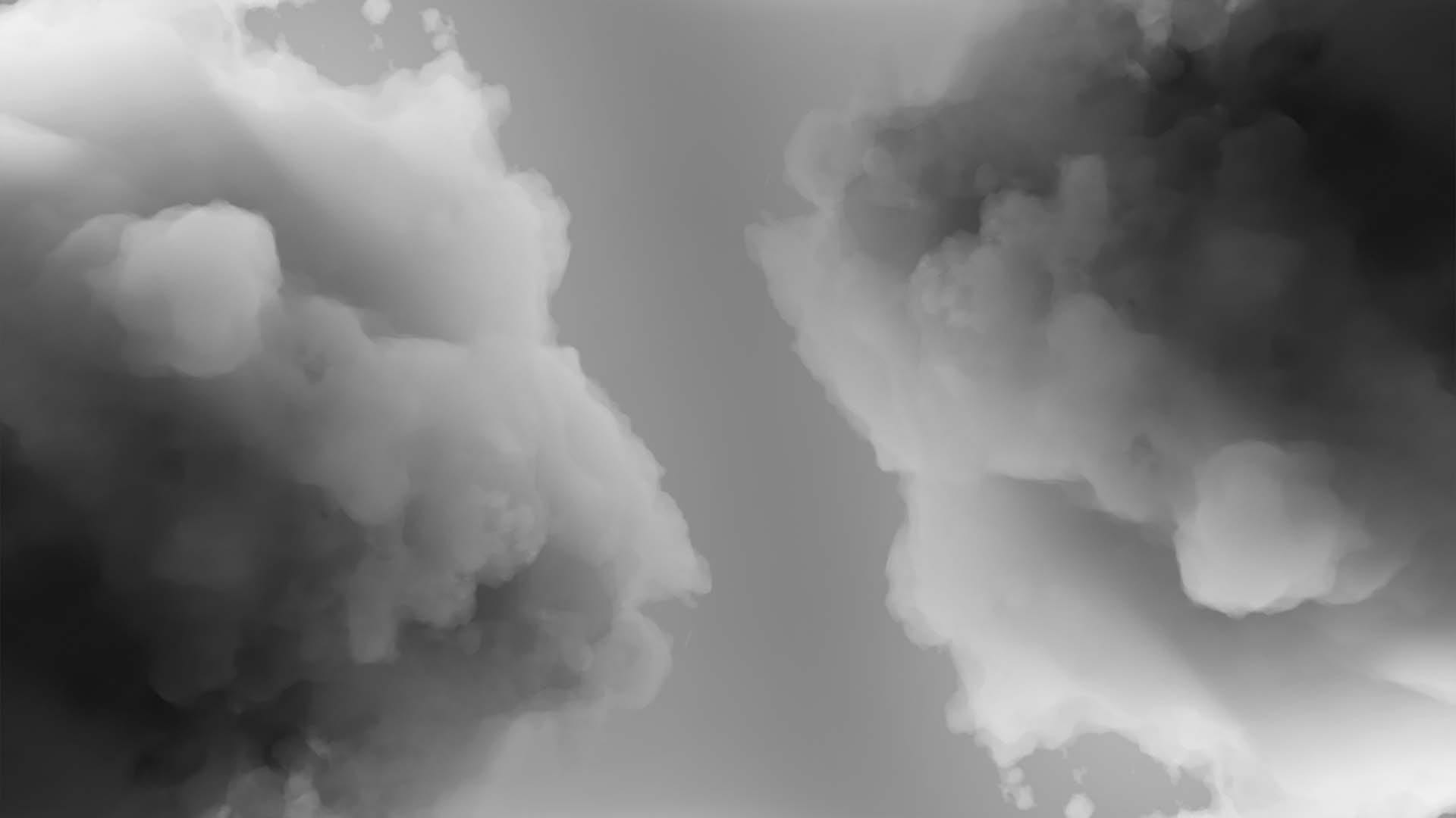 gray clouds